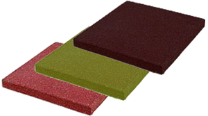 Гумените настики са направени от гумени частици, лепило и боя съгласно БДС EN 1177. По този стандарт настилките за детски площадки трябва да бъдат ударопоглъщащи.